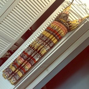 Bright patterned maxi dress